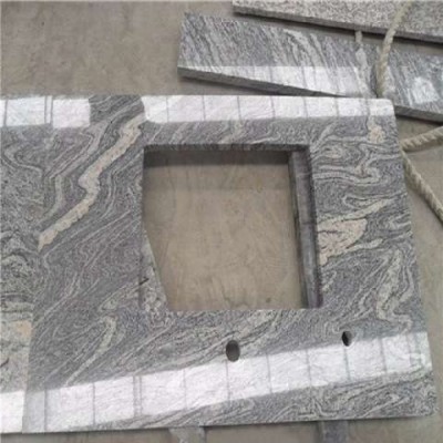 Laminate countertop bar top grey wave granite with competitive price